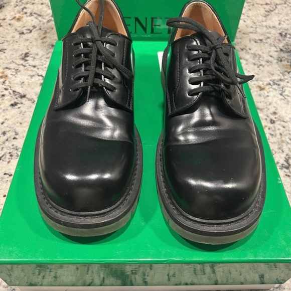 Bottega Veneta 19ss プリズム柄のダービーシューズ Bottega Veneta